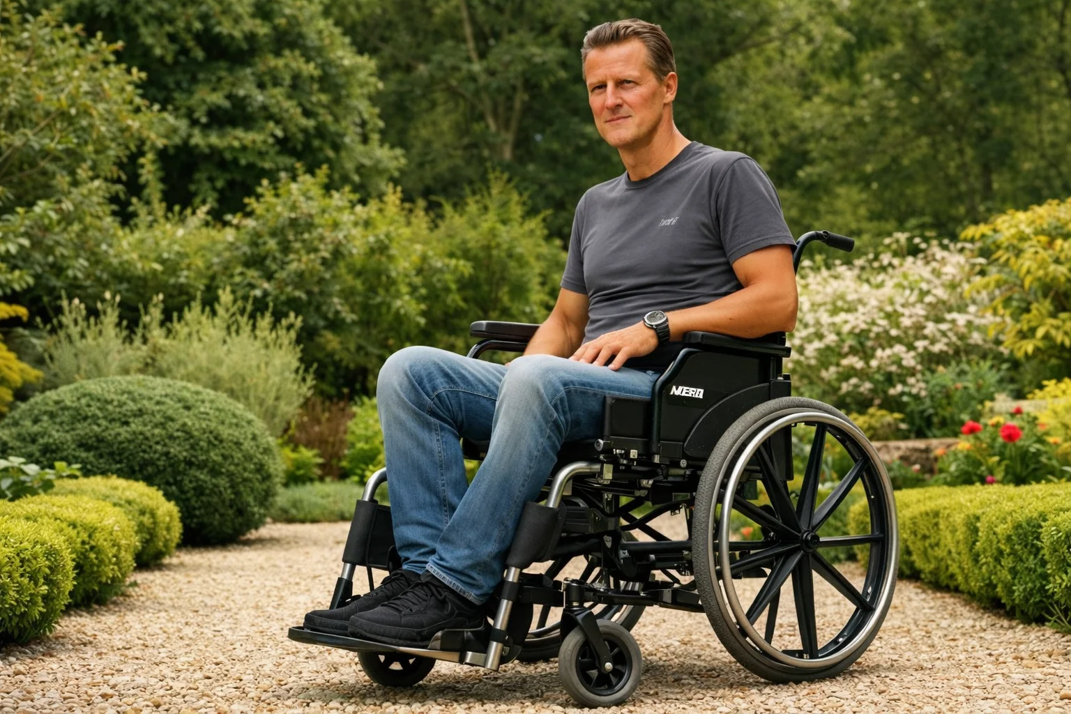 michael schumacher rollstuhl garten